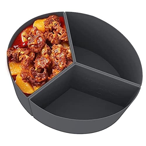 CrockPockets Slow Cooker Silicone Dividers Red and Black