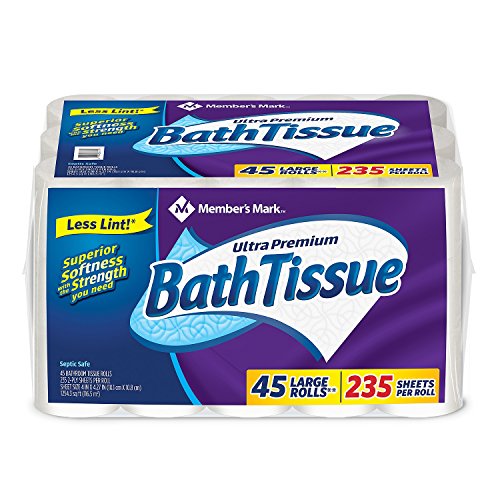 Member's Mark Ultra Premium Bath Tissue, 2 ply (232 sheets, 45 rolls) - 2 Packs