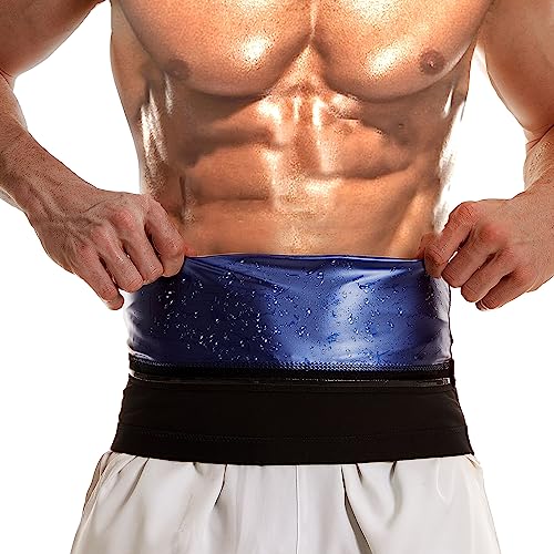  Sparthos Waist Trimmer Belt - Sweet Burning Sauna Effect - Belly  Tummy Loss - Neoprene Corset Shaper for Workout, Sweat and Lose Stomach -  Everyday Wear for Men and Women (S)