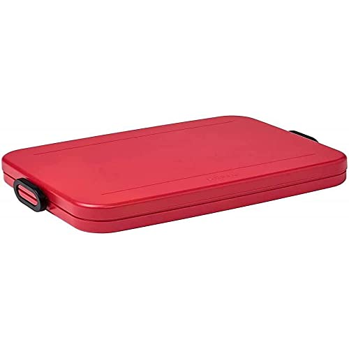  Mepal 107635074500 Take A Break Flat Lunchbox, abs, Nordic Red