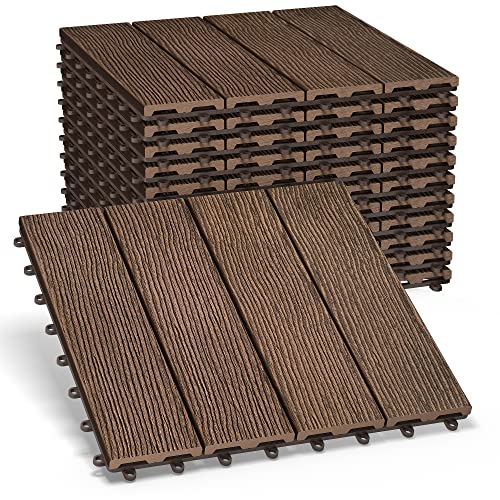 MERCHY HERO Balcony Flooring - Durable and Easy-to-Install Deck Tiles