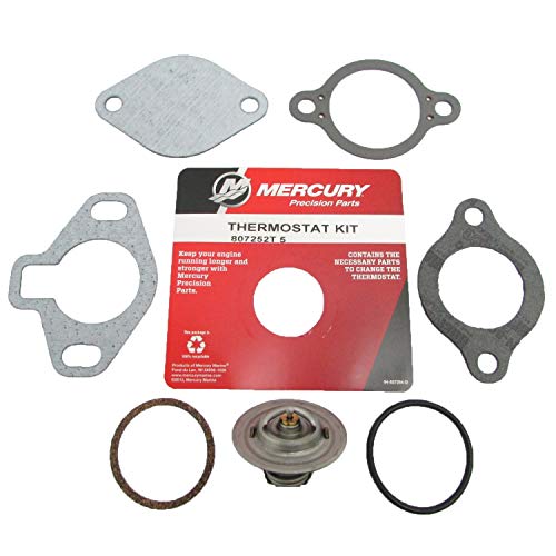 Mercury Marine/Mercruiser New OEM 160 Degree Thermostat Kit, 807252T5