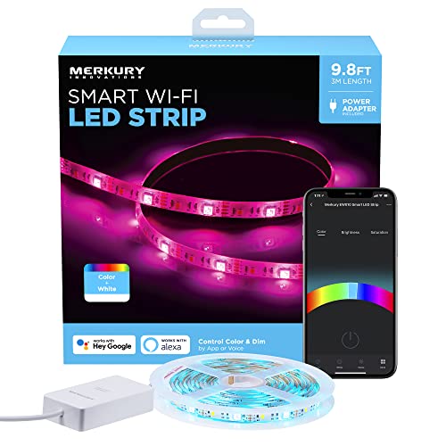 10ft Smart RGB LED Strip Lights with App Control