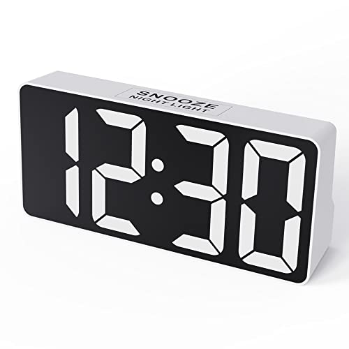 Mesqool Compact Digital Alarm Clock