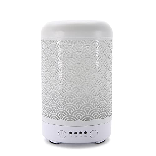 Metal Diffuser Ultrasonic Timer Night Lights Humidifier Aromatherapy Diffuser