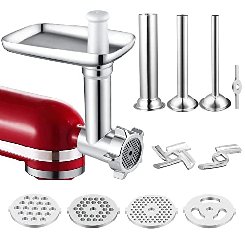 Metal Food Grinder Attachment for KitchenAid Stand Mixers