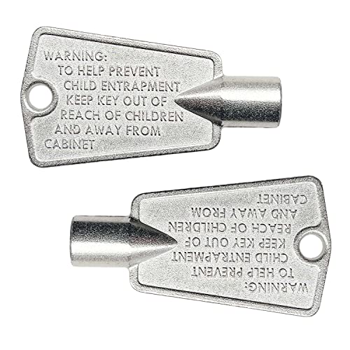 Metal Freezer Door Keys by Seentech - Pack of 2