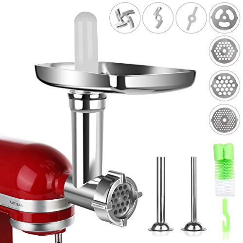 Metal Sausage Stuffer Attachment for Kitchen Aid Stand Mixer