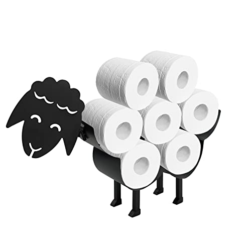 Metal Sheep Toilet Paper Holder