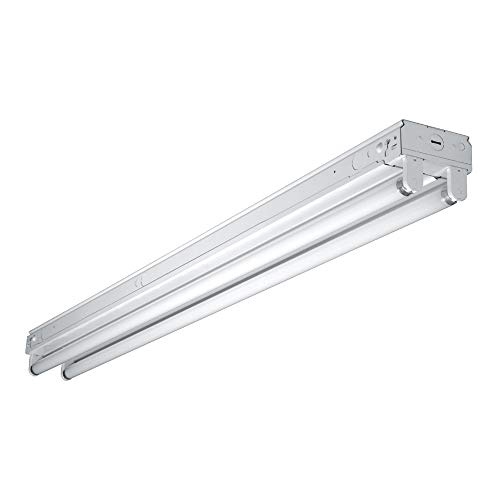 Metalux Lighting SSF240 40-Watt 2-Light 4 ft. Fluorescent Strip Light White