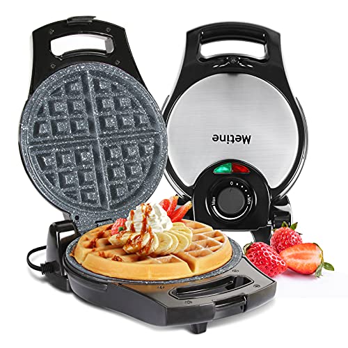Metine Electric Waffle Maker with Nonstick Coating