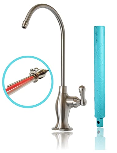 Metpure RO Faucet with Pre-Inserted Tubing and Faucet Wrench