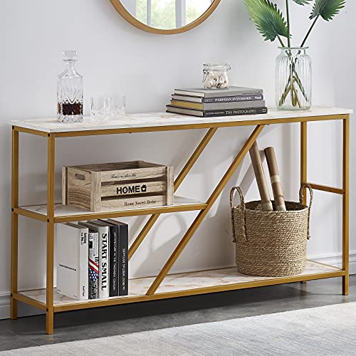 MHAOSEHU Console Tables with Shelves