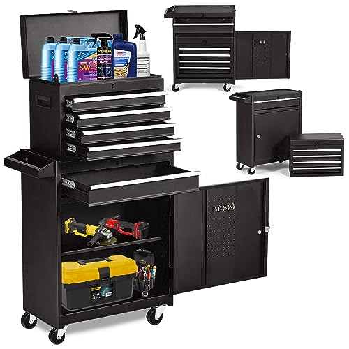 MHEOMTME Tool Cabinets On Wheels and Drawers, Craftsman Tool Box