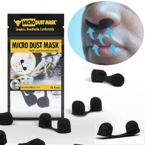 MICRO DUST MASK - Anti-Dust Nose Protection (10 Pack)