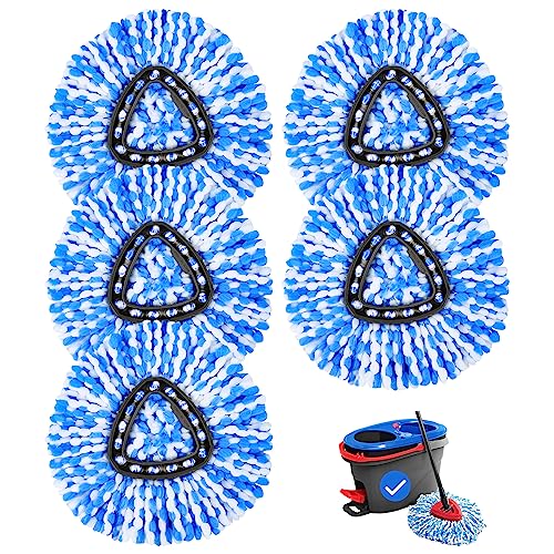 Microfiber Mop Head Replacements for Spin Mop and Bucket
