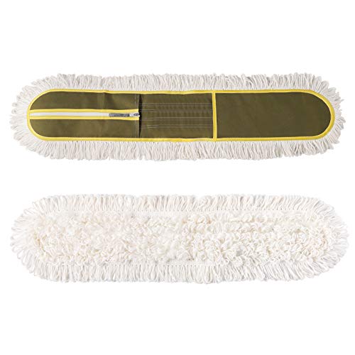 CLEANHOME 36" Industrial Dust Mop Microfiber Pads Green