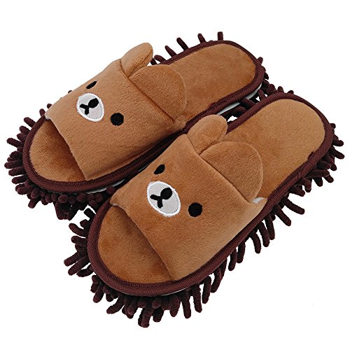 M-jump 8 PCS 4 Pairs duster Mop Slippers Shoes Cover, Multi Function  Chenille Fibre Washable Dust Mop Slippers Floor Cleaning Shoes for  Bathroom, Office, Kitchen, House Polishing Cleaning : Amazon.in: Home &