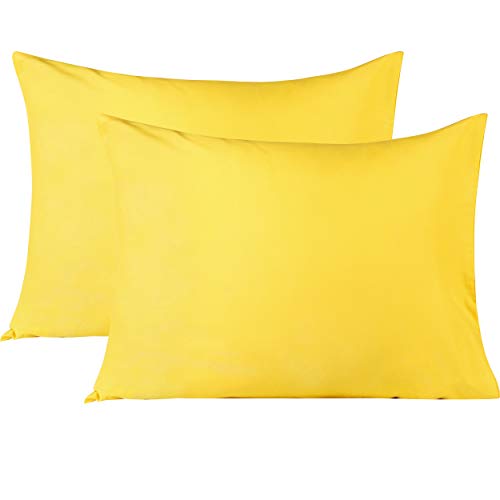 Microfiber Pillowcases Set of 2 - Wrinkle Resistant and Easy Care