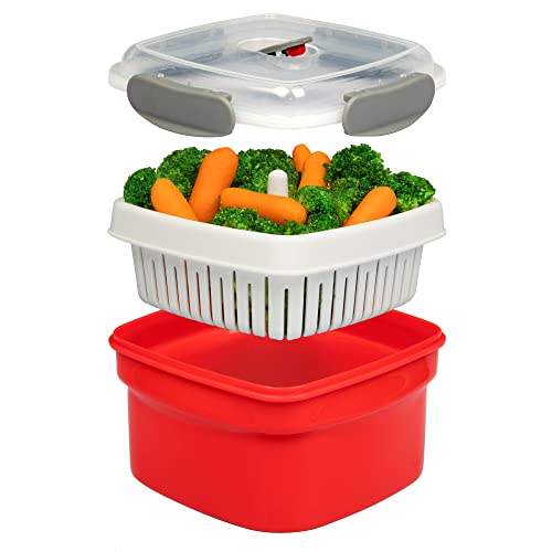 Microwave Silicone Steamer Basket – CheapDeals