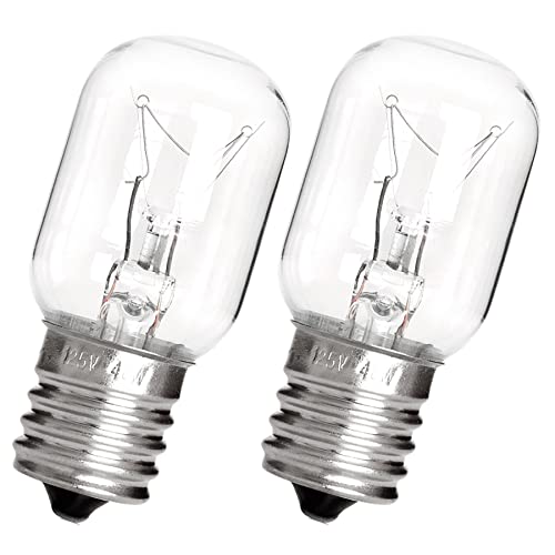 Belleone 125V 40W Microwave Light Bulbs for Whirlpool GE Kenmore LG Maytag Amana