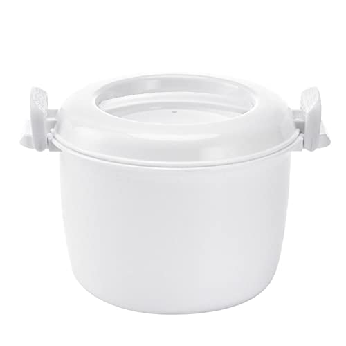 Microwave Rice Cooker with Locking Lid - Quick and Eco-friendly!