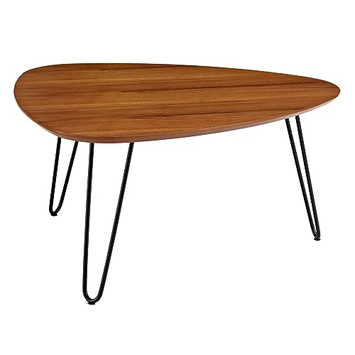 Mid Century Modern Hairpin Coffee Table, Walnut
