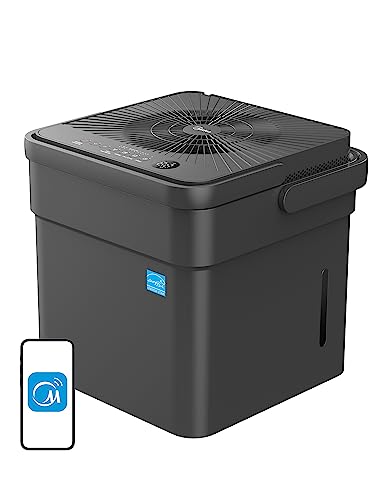 Midea Cube Dehumidifier with Pump - 35 Pint Smart Dehumidifier for Basements & Spaces up to 3,500 Sq. Ft.