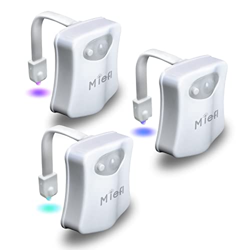MIEFL Toilet Light: Motion Sensor Activated LED Toilet Night Light
