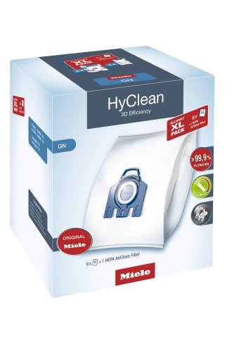 Miele Allergy XL-Pack GN Vacuum Cleaner Dust Bag, 8 bags