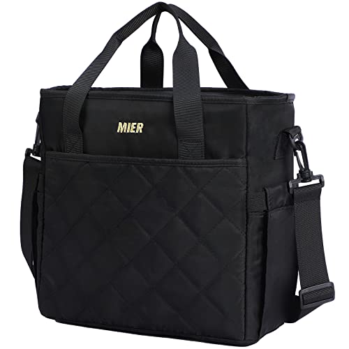 MIER Large Lunch Tote Bag for Work Picnic Beach