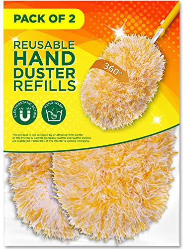 Millifiber Swiffer Hand Duster Refills, 360 Degree Dry Duster, 2-Pack