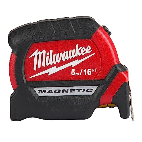 MILWAUKEE 5M/16Ft Compact Magnetic Tape