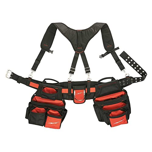 Milwaukee Contractor Work Tool Belt with Suspension Rig