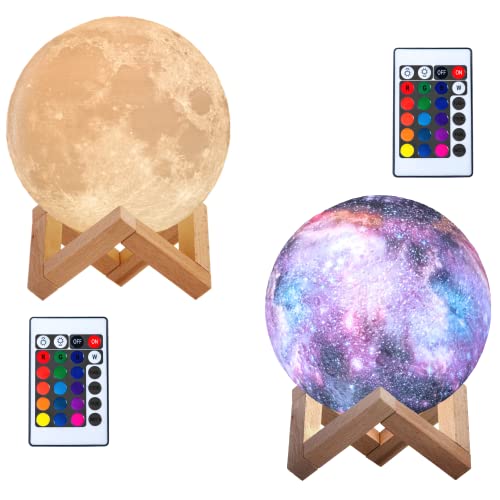 Mind-glowing Galaxy and Moon Lamp Bundle