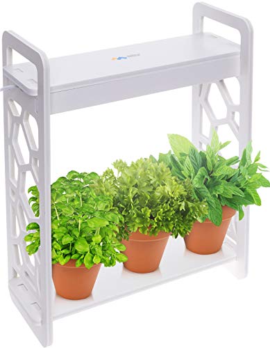 Mindful Design LED Indoor Herb Garden - White