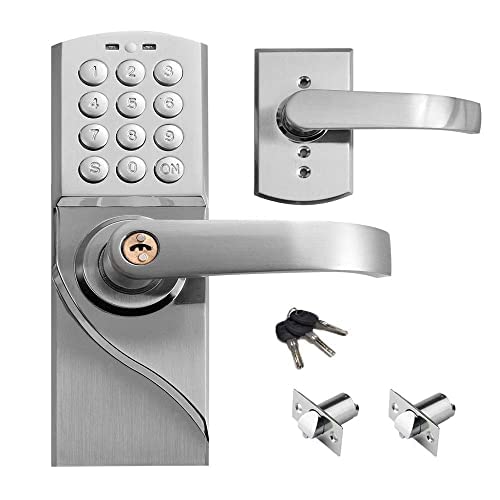 Mindore Commercial Keypad Door Lock with Handle - Enhance Security with Ease