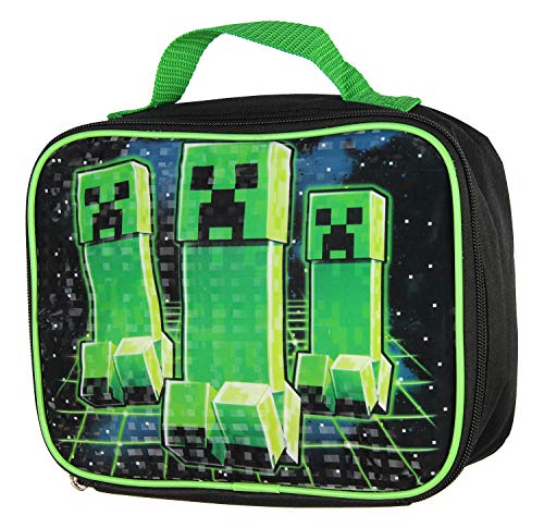 Minecraft Creeper Stalk Lunch Box Bag Tote