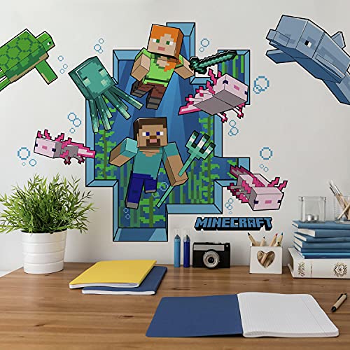 Minecraft Giant Peel and Stick Wall Decal