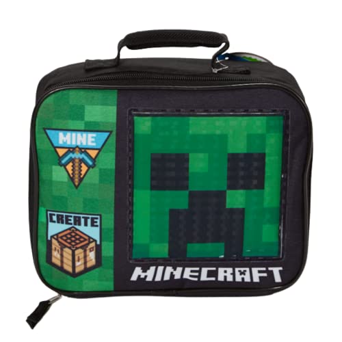 Minecraft Lunch Box - Soft Insulated Bag for Kids