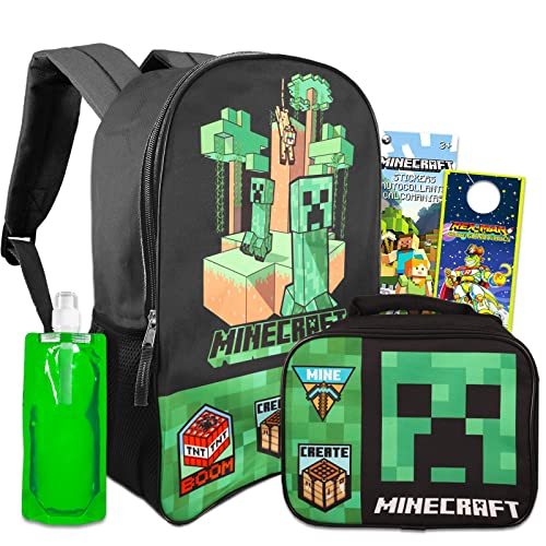 Minecraft School Backpack Set