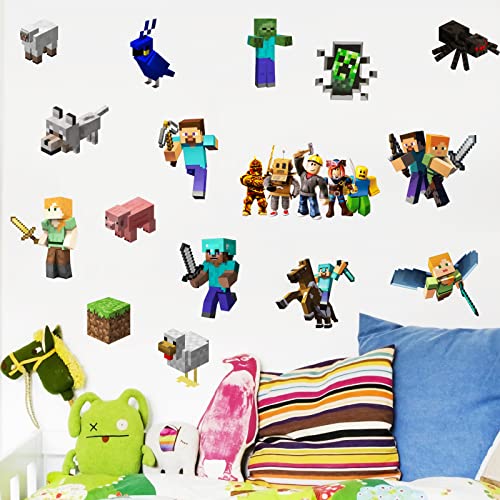 Minecraft Wall Decor Stickers for Kids Room