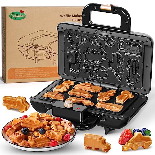 Mini Car and Truck Waffle Maker for Kids
