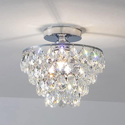 Mini Crystal Chandelier Ceiling Light