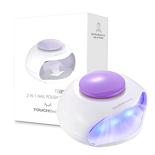 Mini Nail Dryer with LED Light - Portable and Convenient