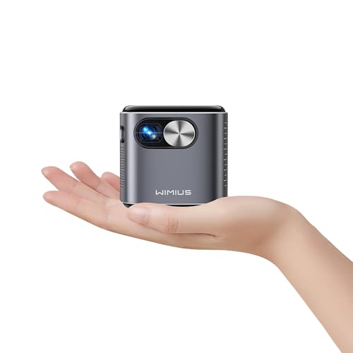 WiMiUS Pico Pocket Projector with Android TV, DLP, WiFi & Bluetooth