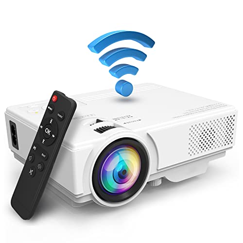 Mini Projector with WiFi, 2023 Upgrade