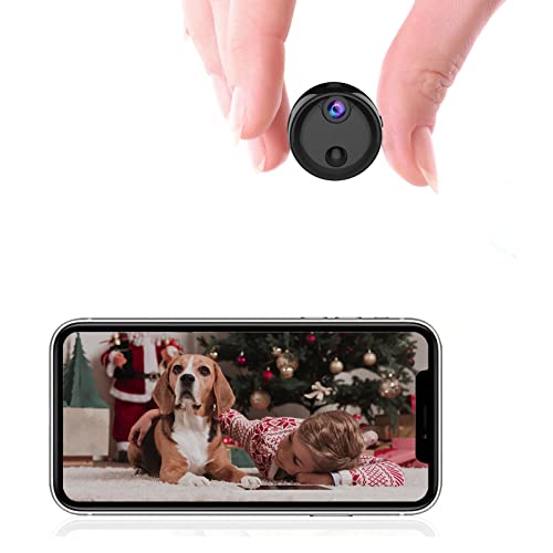 Mini Spy Hidden Camera 4K Indoor WiFi Wireless Nanny Cam