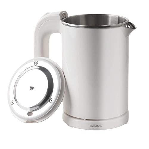 0.8L Small Portable Electric Kettles for Boiling Water, Mini Stainless  Steel Travel Kettle, Portable Mini Hot Water Boiler Heater, Quiet Fast Boil