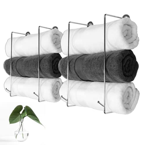 Minimalist Design Towel Rack Holder with Hooks